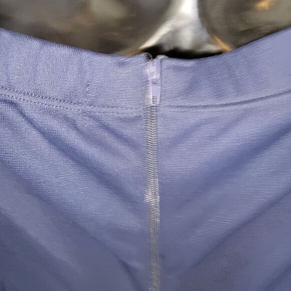 My Michelle Navy Blue Strapless beaded Embellished Gown size 16W - Picture 6 of 10